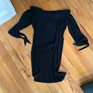 LOFT Off the Shoulder Flowy Dress